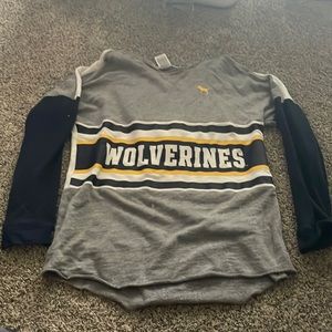 VS Pink Michigan Lightweight Hoodie